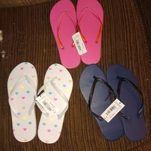 Flip flops (3pair) $5ea.
